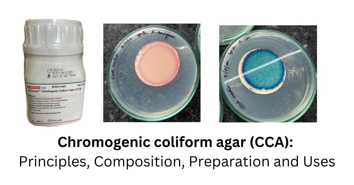 Chromogenic coliform agar